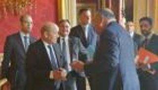 وزير خارجية فرنسا يتسلم رسالة السيسي حول سد النهضة