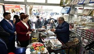 جانب من جولة زعيمة حزب "الخير" التركي المعارض