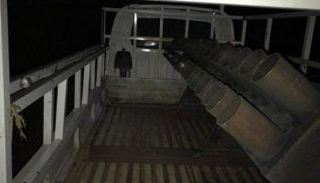 صورة لمنصة الصواريخ التي هاجمت معسكر التاجي بالعراق - أرشيفية