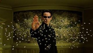 مشهد من أحد أفلام "ماتريكس" 