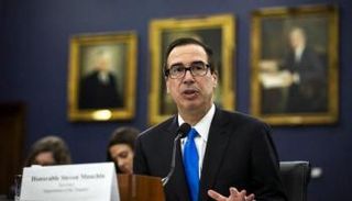 وزير الخزانة الأمريكي ستيفن منوتشين