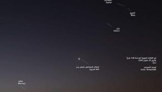 المشتري وزحل والمريخ وعطارد تظهر في سماء الإمارات