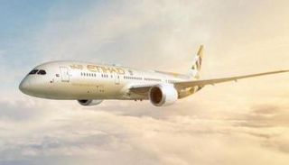 طائرة تتبع مجموعة الاتحاد للطيران الإماراتية