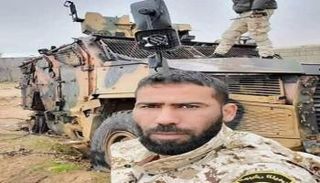 مدرعة تركية دمرها الجيش الليبي