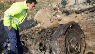 حطام الطائرة الأوكرانية المنكوبة - أرشيفية