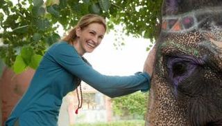 مشهد من فيلم (طعام صلاة حب)