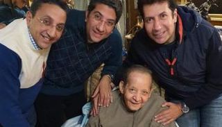 هاني رمزي مع جورج سيدهم قبل رحيله بفترة قصيرة