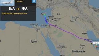 مسار الرحلة الإسرائيلية الغامضة