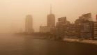 رياح تصل إلى حد العاصفة في مصر الإثنين