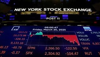 شاشة بورصة نيويورك