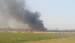 دخان يتصاعد من داخل أسوار سجن الأحواز المركزي