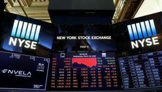 شاشات تداول الأسهم ببورصة وول ستريت- رويترز