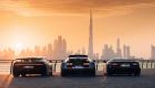 احتفال استثنائي بأبرز 3 موديلات من بوجاتي في دبي