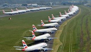 طائرات تابعة للخطوط الجوية البريطانية