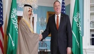 الأمير فيصل بين فرحان ونظيره الأمريكي مايك بومبيو- أرشيفية