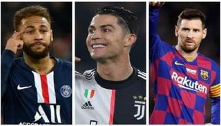 ميسي ورونالدو ونيمار