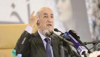 الرئيس الجزائري عبدالمجيد تبون