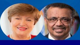 مديرا منظمة الصحة العالمية وصندوق النقد الدولي