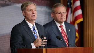 النائبان ليندسي جراهام وبوب مينينديز