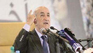 الرئيس الجزائري عبدالمجيد تبون