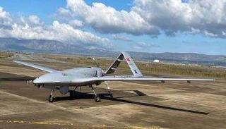 إحدى الطائرات التركية المسيرة- أرشيفية