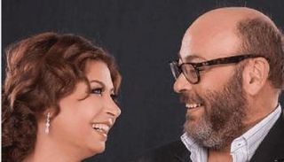 منال سلامة وعادل أديب
