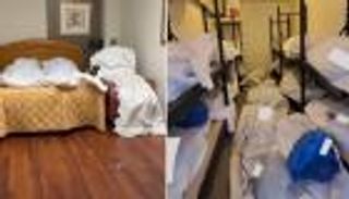 صور صادمة لجثث ضحايا كورونا في مستشفى أمريكي