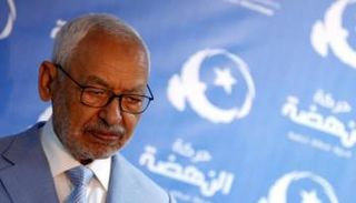 راشد الغنوشي رئيس حركة النهضة الإخوانية في تونس