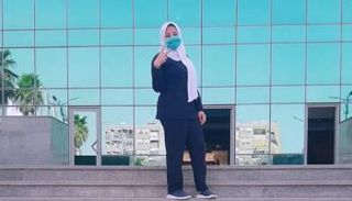 الممرضة المصرية أميرة زكريا
