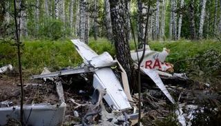 تحطم طائرة خفيفة بروسيا