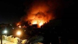 سقوط صواريخ داخل المنطقة الخضراء ببغداد - أرشيفية