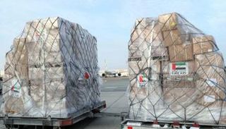 مساعدات طبية من الإمارات لجنوب أفريقيا لدعمها في مكافحة كورونا