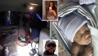 الضباط عثروا على الرضيعة أسفل مقعد السيارة