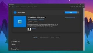 تطبيق Notepad