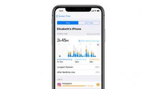 ميزة وقت الشاشة Screen Time لتحديد وقت الاستخدام