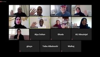 إحدى جلسات مختبر "الابتكار عن بعد"