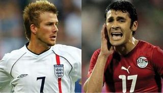 أحمد حسن وديفيد بيكهام