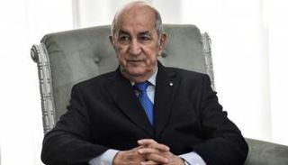 الرئيس الجزائري عبدالمجيد تبون