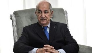 الرئيس الجزائري عبدالمجيد تبون