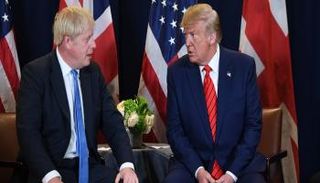 الرئيس الأمريكي ورئيس الوزراء البريطاني