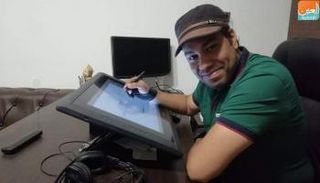 رسام الكاريكاتير المصري حمدي أحمد