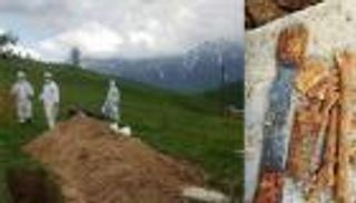 حفر قبر لضحية كورونا يقود لاكتشاف عمره 1796 عاما