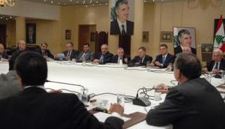 كتلة المستقبل اللبنانية في اجتماع سابق