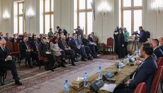 وفد الصحة العالمية الذي زار إيران مؤخرا - أرشيفية