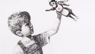 عمل الفنان بانكسي الجديد