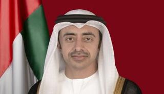 الشيخ عبدالله بن زايد آل نهيان وزير الخارجية والتعاون الدولي الإماراتي