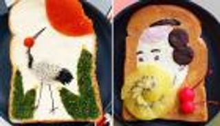 تحف فنية من "الخبز المحمص".. إبداع ياباني بـ"سكين وإبرة خياطة"