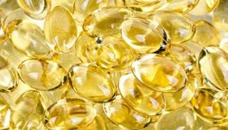 مجموعة من كبسولات فيتامين 