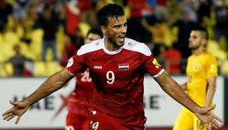 عمر السومة مهاجم منتخب سوريا
