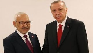 الرئيس التركي رجب طيب أردوغان ورئيس حركة النهضة راشد الغنوشي - أرشيفية